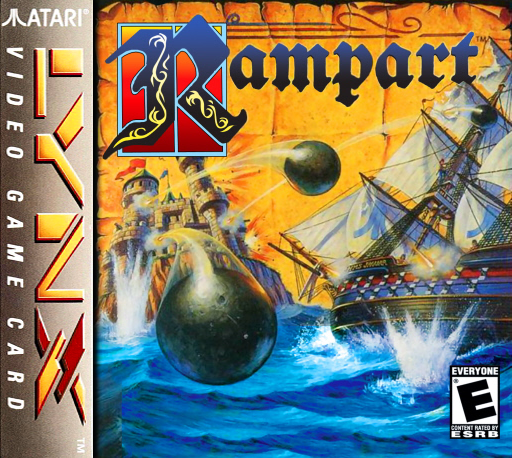 Rampart (USA, Europe) Lynx Game Cover